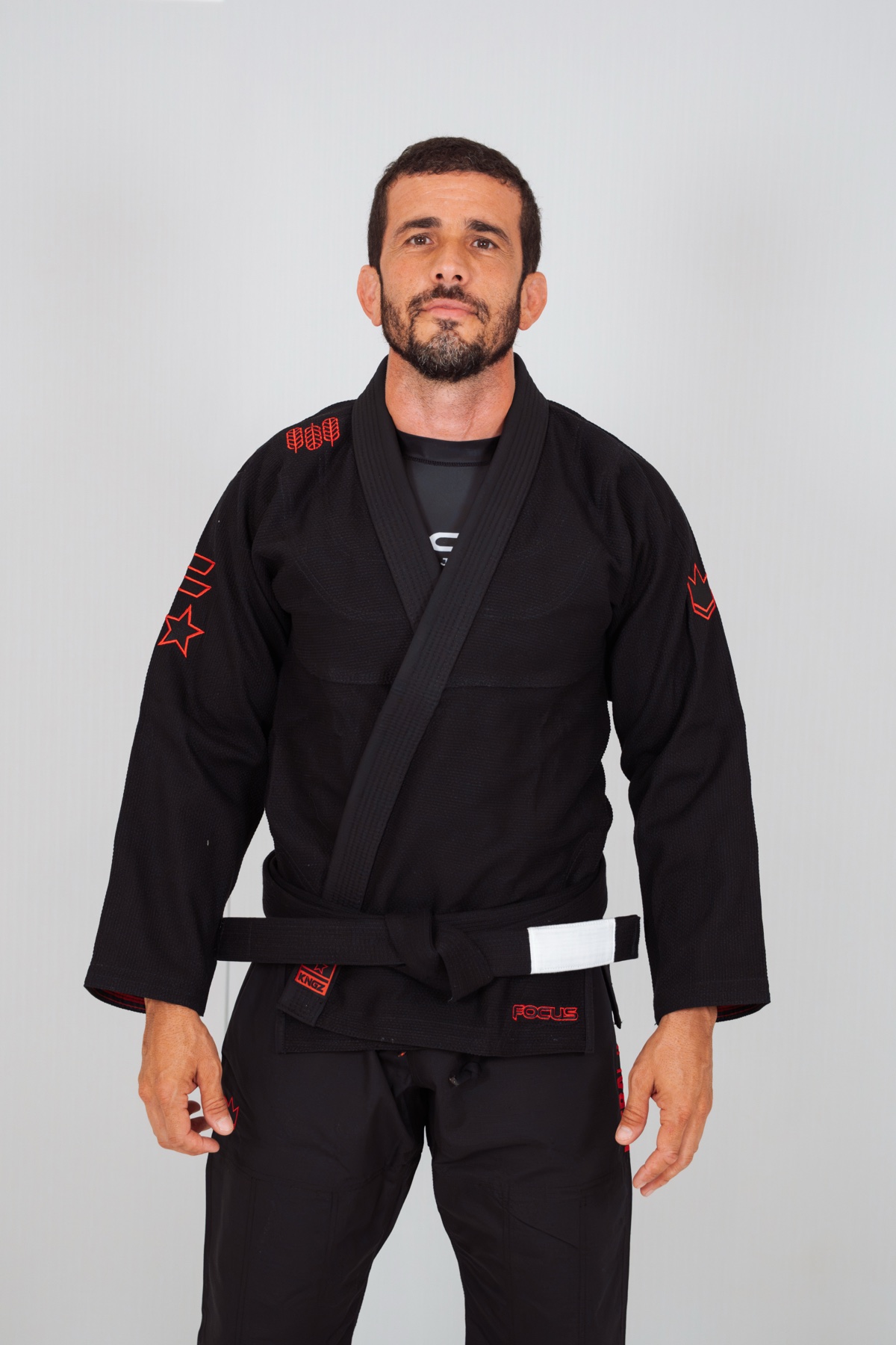Manoel Neto com kimono Ultralight preto